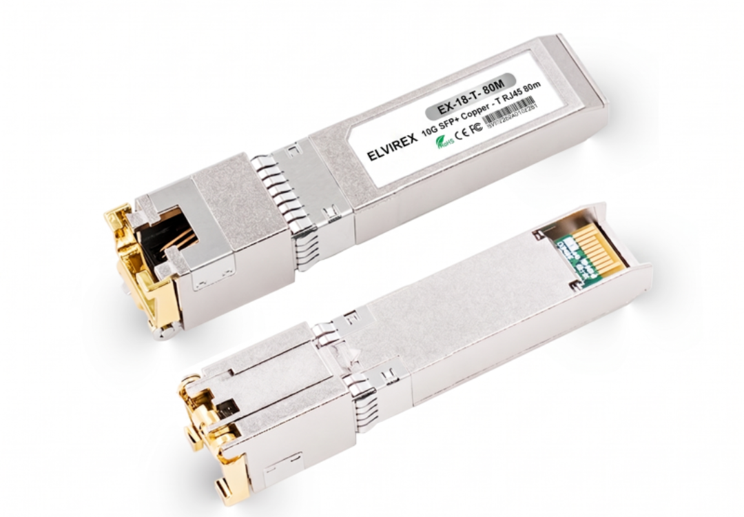 10GBase-T SFP+ to RJ-45 Transceiver